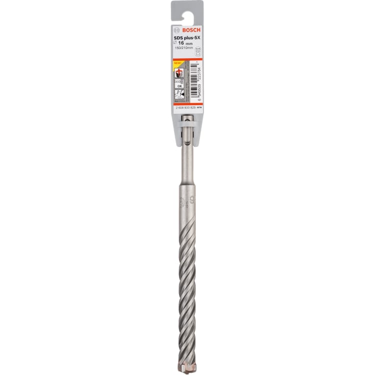 10 stk Bosch 4-blads hammerbor SDS-plus-5X, 16x150/210 mm