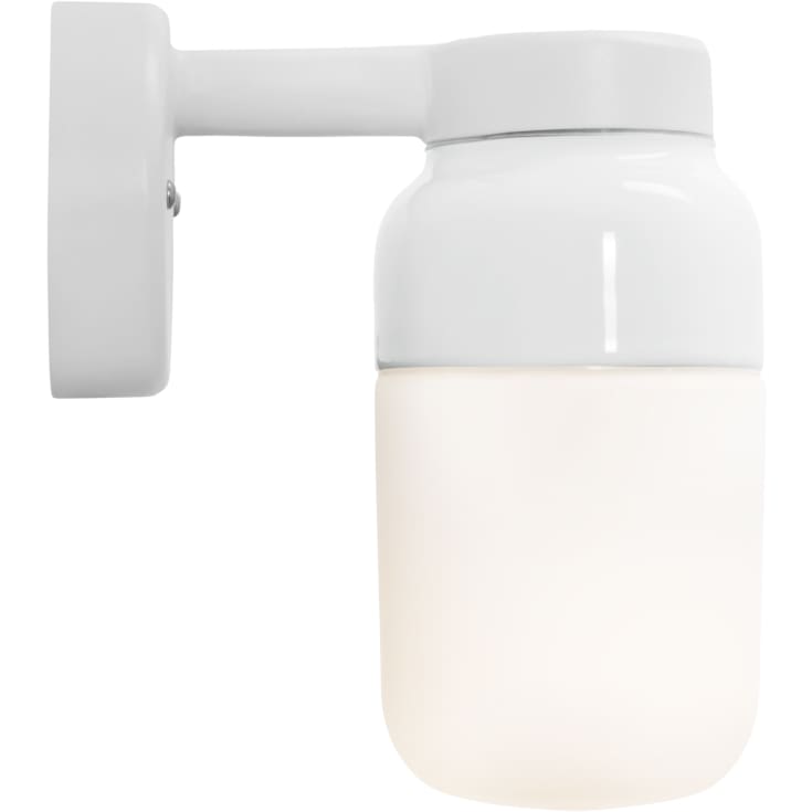 Ifö Electric Ohm væglampe, hvid/opal