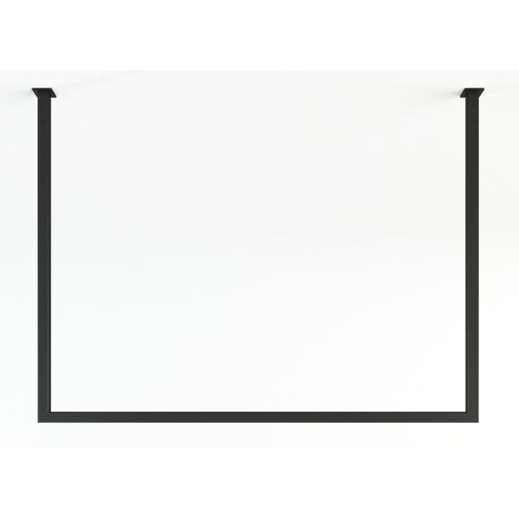 Metallbude Rubi klädstång, 60x80 cm, svart