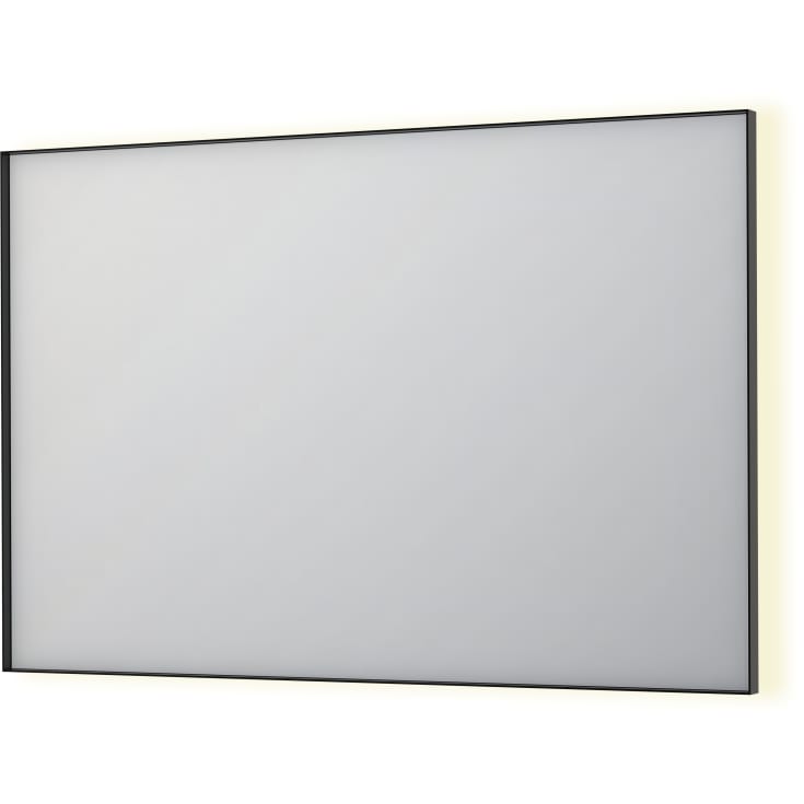 Sanibell Ink SP32 speil med lys, 120x80 cm, børstet sort