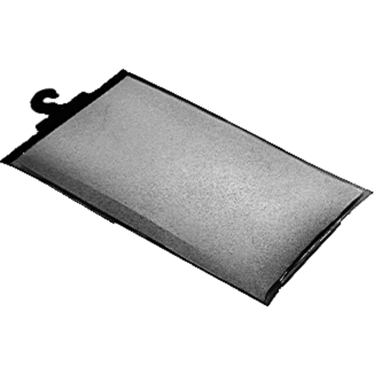 Van Der P Unicolor duschdraperi, 90x200 cm, vit