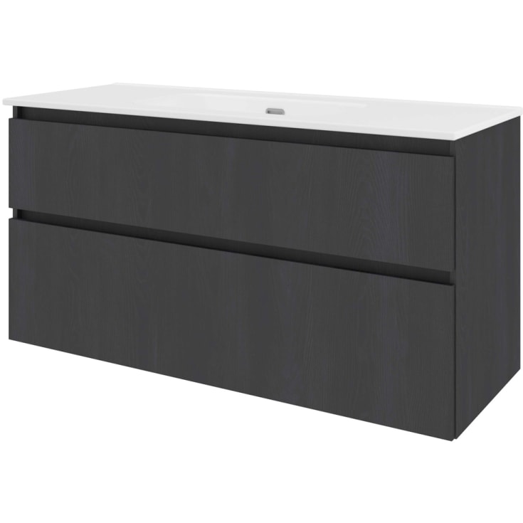 Sanibell Proline møbelpakke, 121x46 cm, sort eik