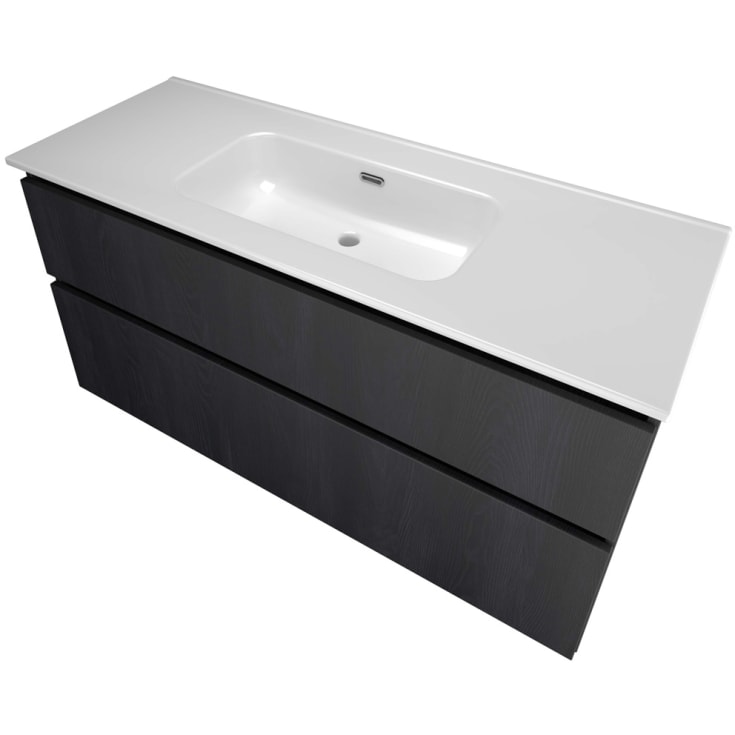 Sanibell Proline møbelpakke, 121x46 cm, sort eik