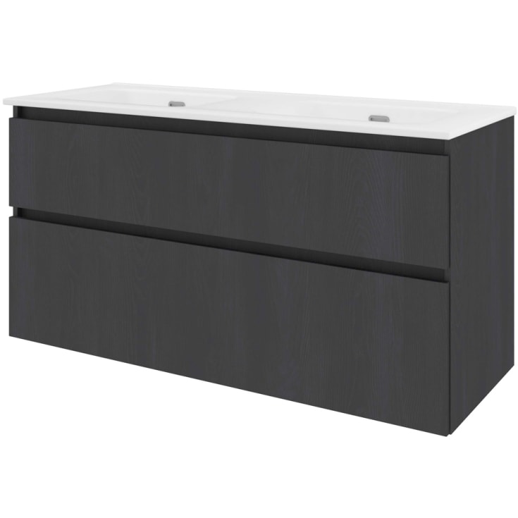 Sanibell Proline møbelpakke, 121x46 cm, sort eik