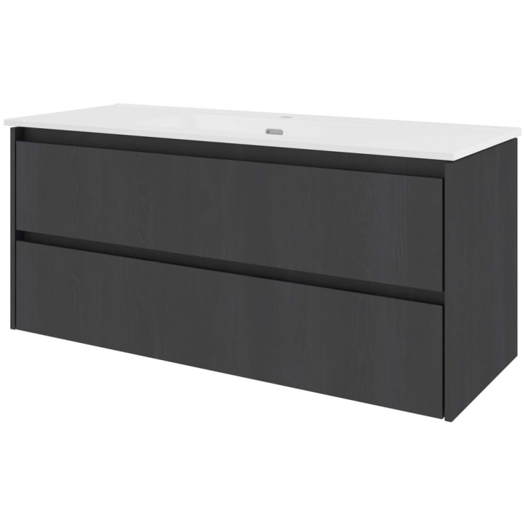 Sanibell Proline møbelpakke, 121x46 cm, sort eik