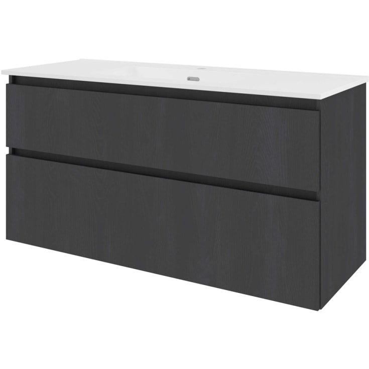 Sanibell Proline møbelpakke, 121x46 cm, sort eik