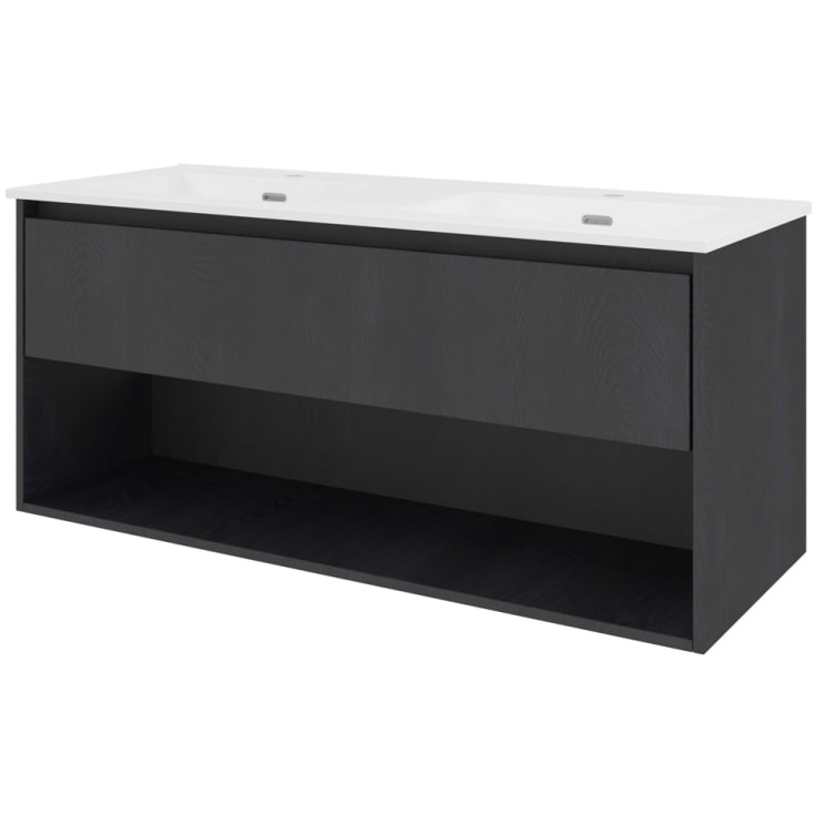 Sanibell Proline møbelpakke, 121x46 cm, sort eik