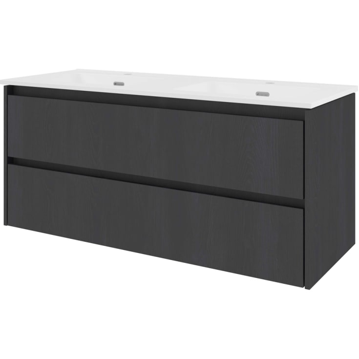 Sanibell Proline møbelpakke, 121x46 cm, sort eik