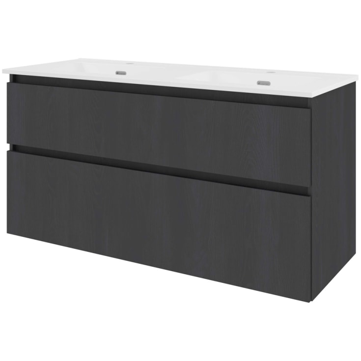 Sanibell Proline møbelpakke, 121x46 cm, sort eik
