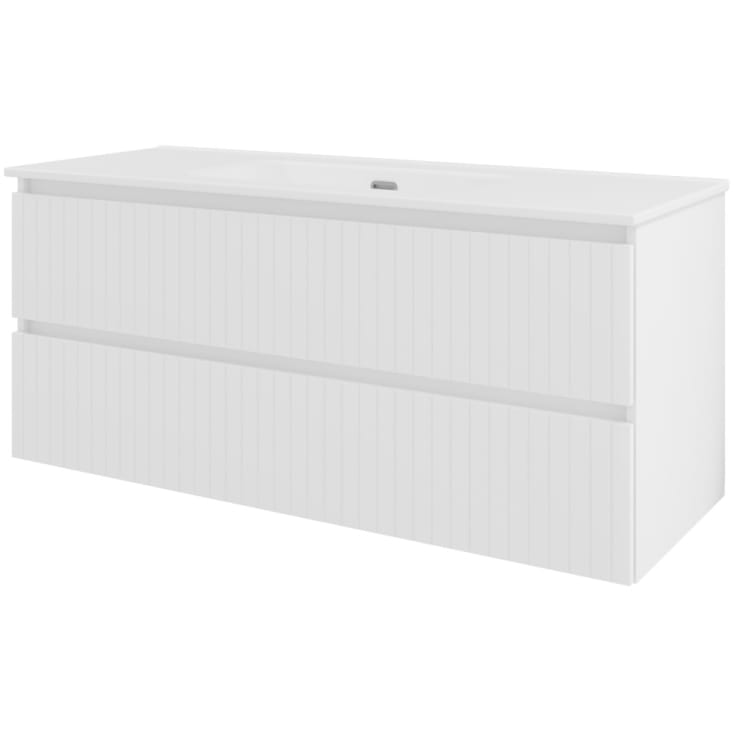 Sanibell Proline möbelpaket, 121 x 46121x46 cm, vit högglans