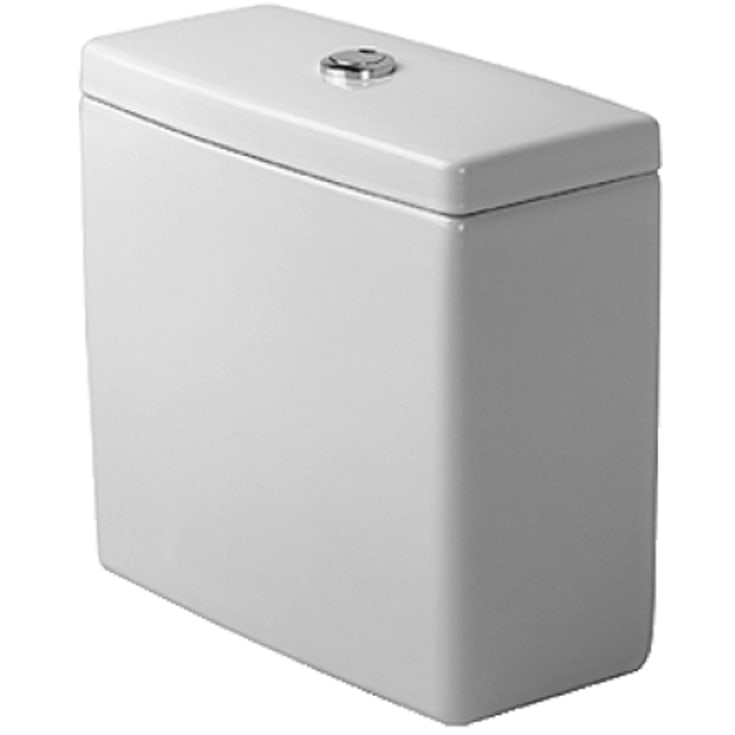 Duravit Starck 3 cistern, rengöringsvänlig, vit
