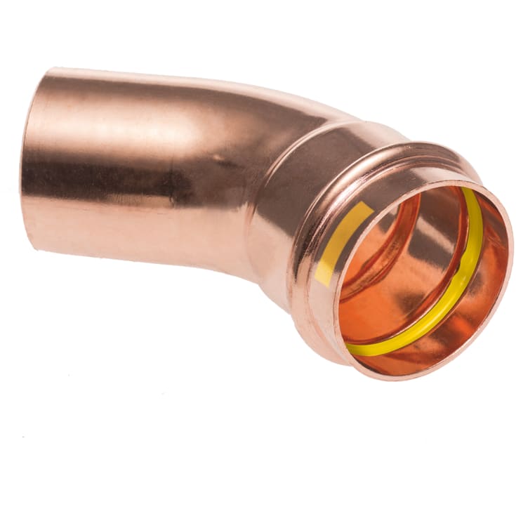 10 stk >B< TRYKK GASS CU 22 BEND 45 1MF