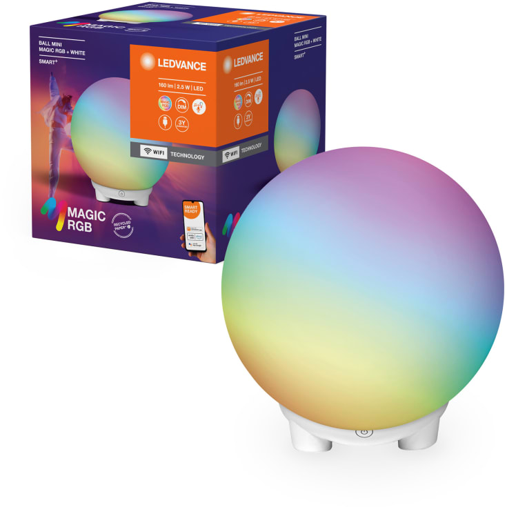 Ledvance Smart+ Ball bordslampa, Ø13 cm