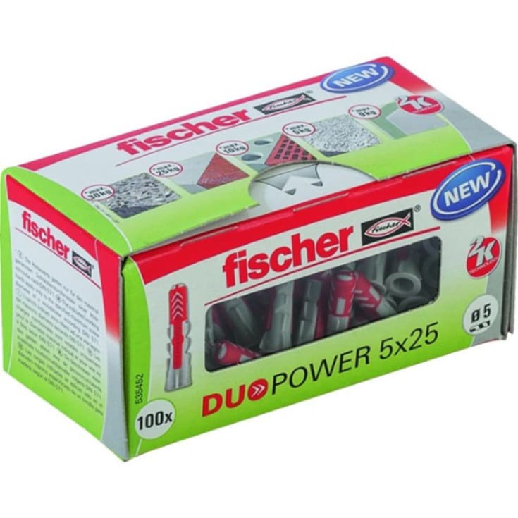 Dowel DuoPower 8 x 40 mm, 100 stk.
