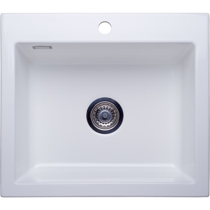 Lavabo Mera 57 diskbänk, 56,5x51 cm, vit