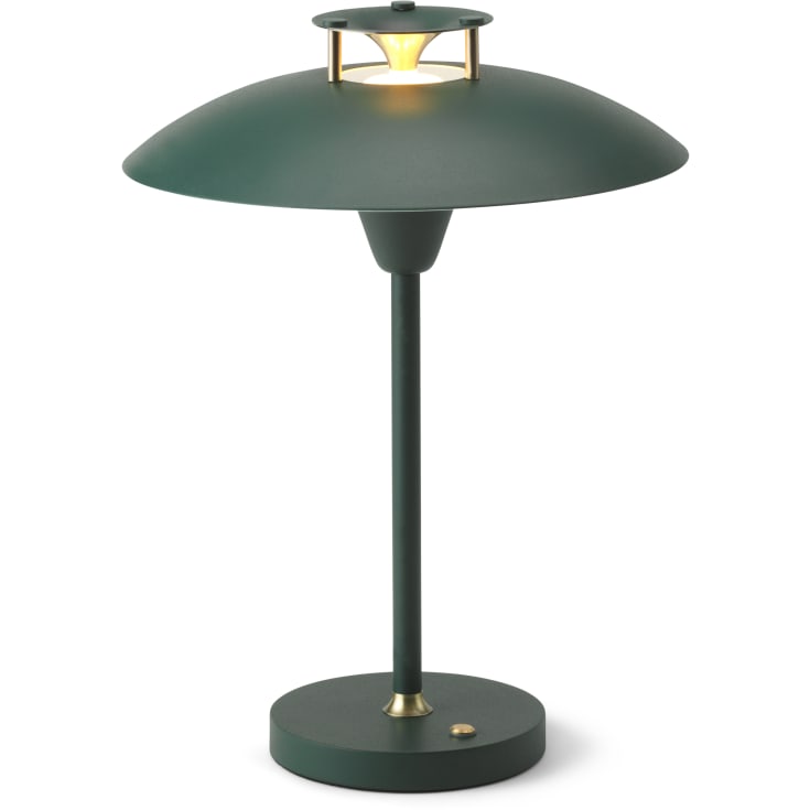 Halo Design Stepp 1-2-3 oppladbar bordlampe, grønn