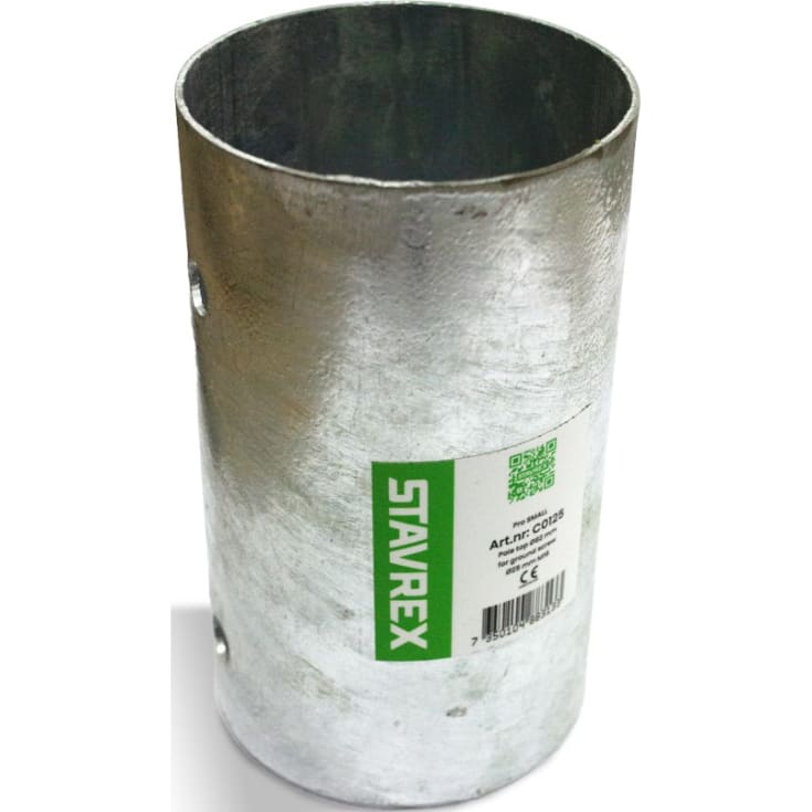 Stavrex Liten M16 x 82 mm rund stolpefot, for jordskrue