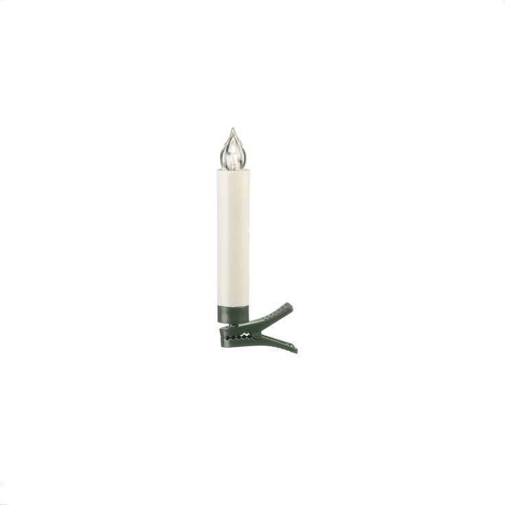 6 stk Konstsmide juletrelys, 5 stk, 10,8 cm, forlengelsessett