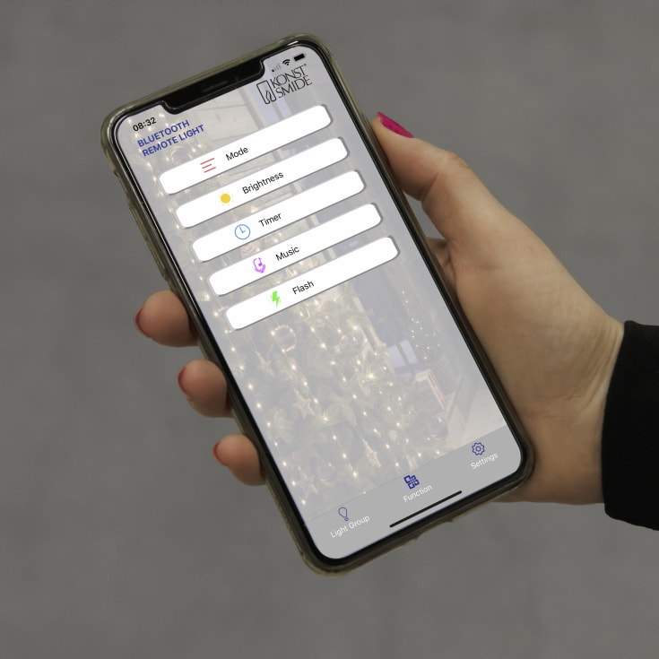 Konstsmide Juletræslysning 180 amb LED APP