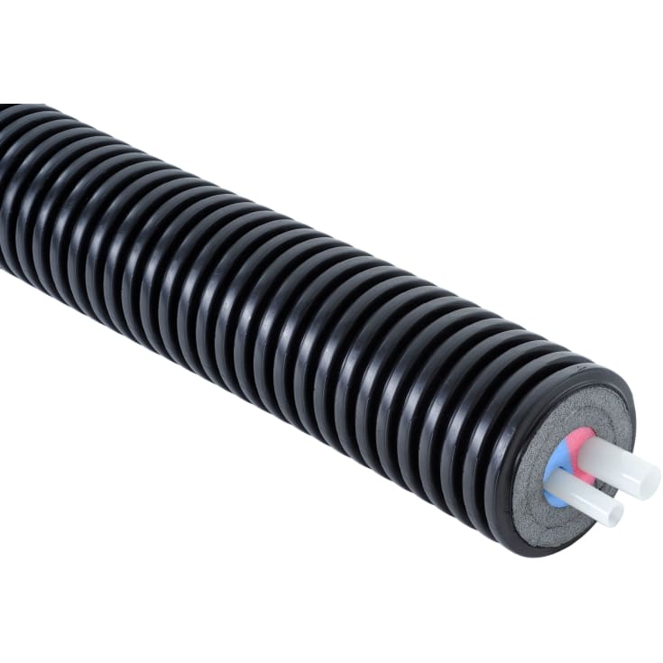 Uponor Ecoflex Aqua Twin tappvattenskulvert, 25+20mm (meterpris)