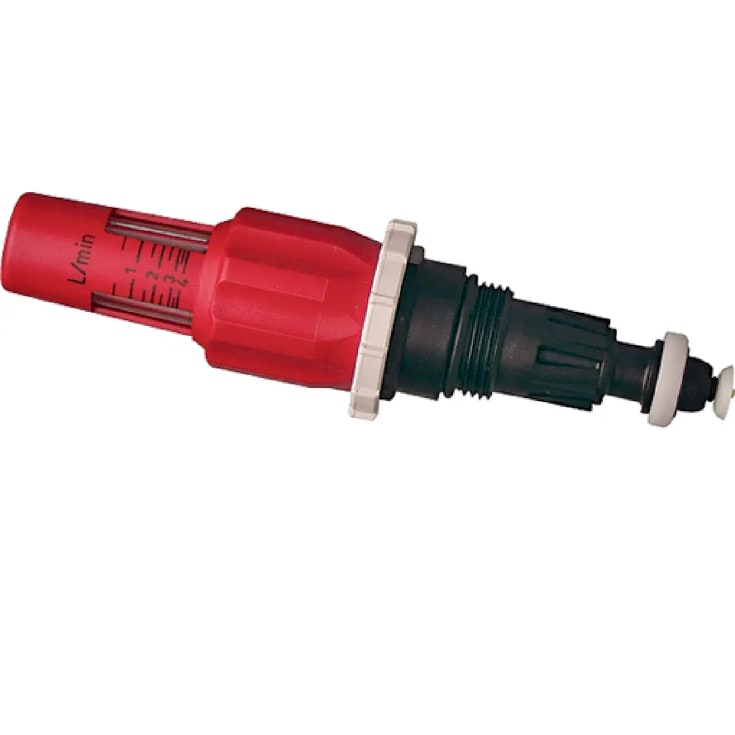 Uponor Vario Plus fremløbsventil med flowmåler, 4 liter/min