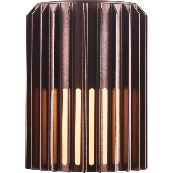 Nordlux Aludra utomhus vägglampa, brun