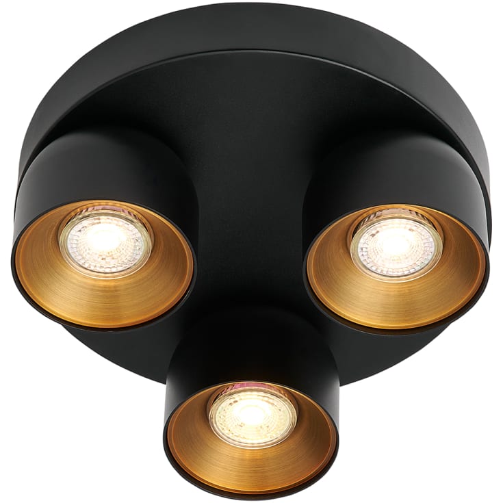 Nordlux Pitcher takspotlight, svart