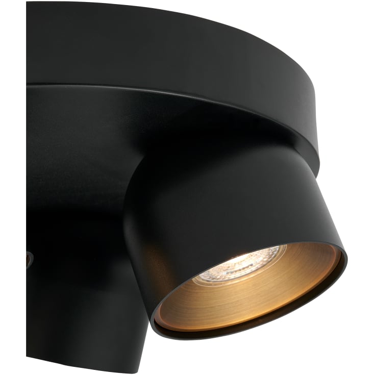 Nordlux Pitcher takspotlight, svart