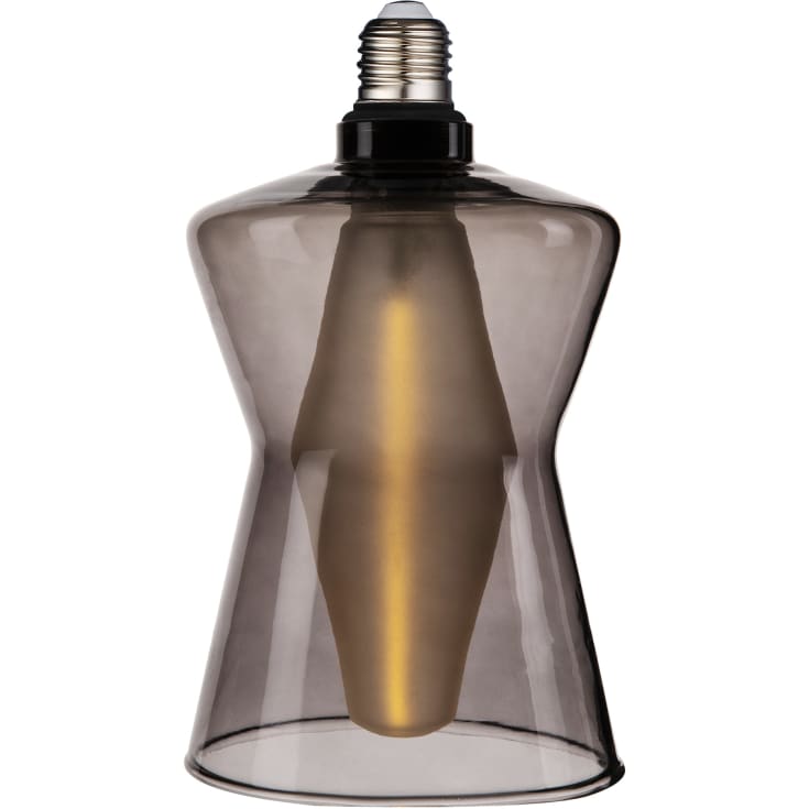 Nordlux Deco Cone E27 globepære, 4,1W, røgfarget