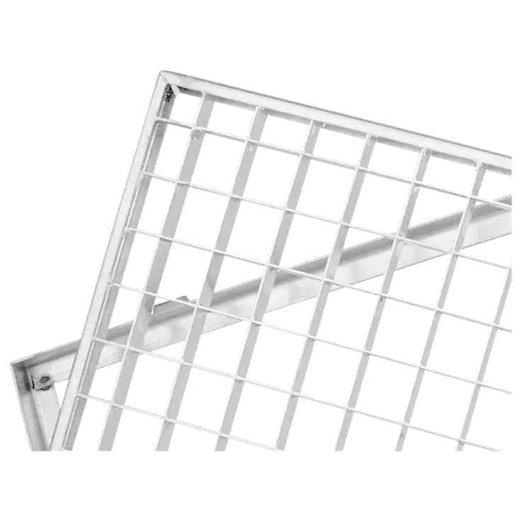 Aco Vario skrapgaller, med ram, 100x50 cm, förzinkat stål