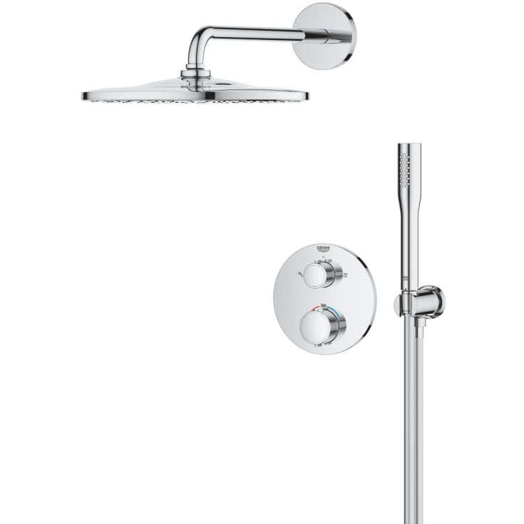 Grohe Precision dusjsett, vannbesparende, krom