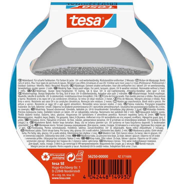 Tesa Professional afdækningstape, 25 mm, udendørs, 25 meter