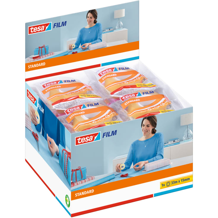 Tesa Film kontortape, 15 mm, 33 meter