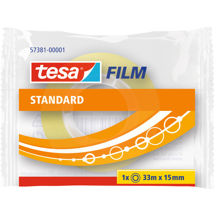 Tesa Film kontorstejp, 15 mm, 33 meter