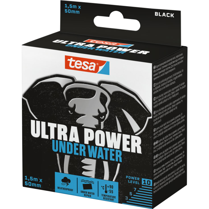 Tesa Ultra power undervannsreparasjonstape, 50 mm, 1,5 meter