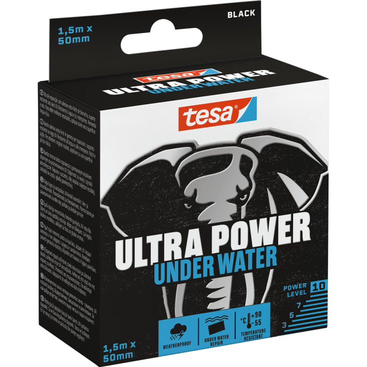 Tesa Ultra power undervannsreparasjonstape, 50 mm, 1,5 meter