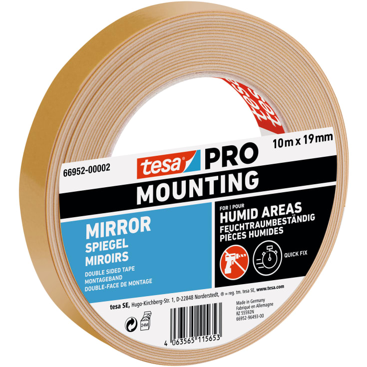 tesa monteringstape 66952 PRO spejl 19 mm x 10 m