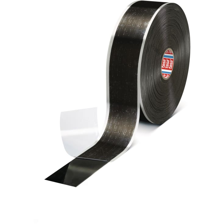 Tesa selvvulkaniserende tape, sort, 25 mm, 3 meter