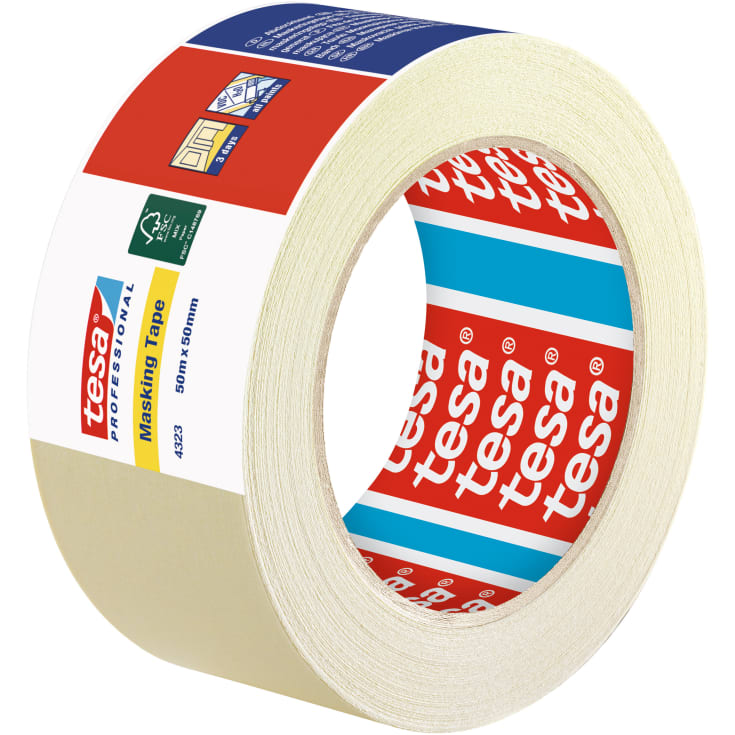 Tesa 4323 afdækningstape, 50 mm, 50 meter