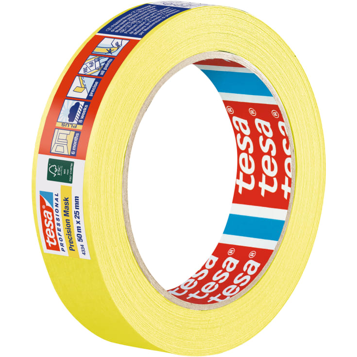 Tesa 4334 afdækningstape, 25 mm, 50 meter