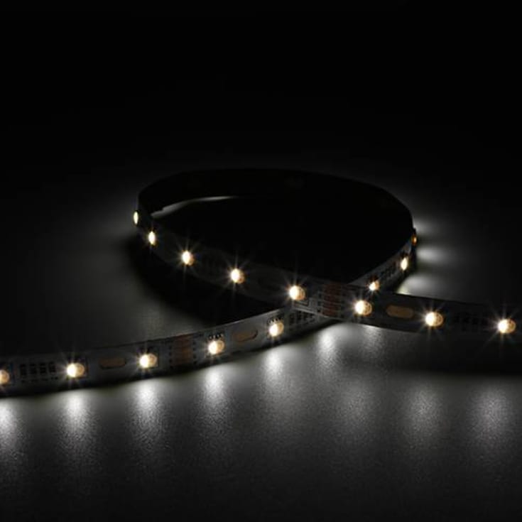 Ansell Z-Cell LED strip, farget + hvitt lys, 4000K, 10 meter