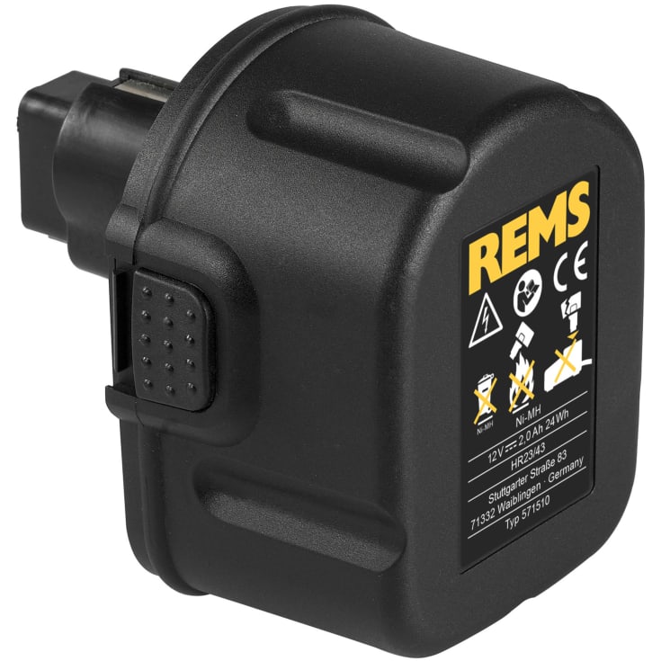 REMS batteri Ni-Mh 12 V 3,0 Ah