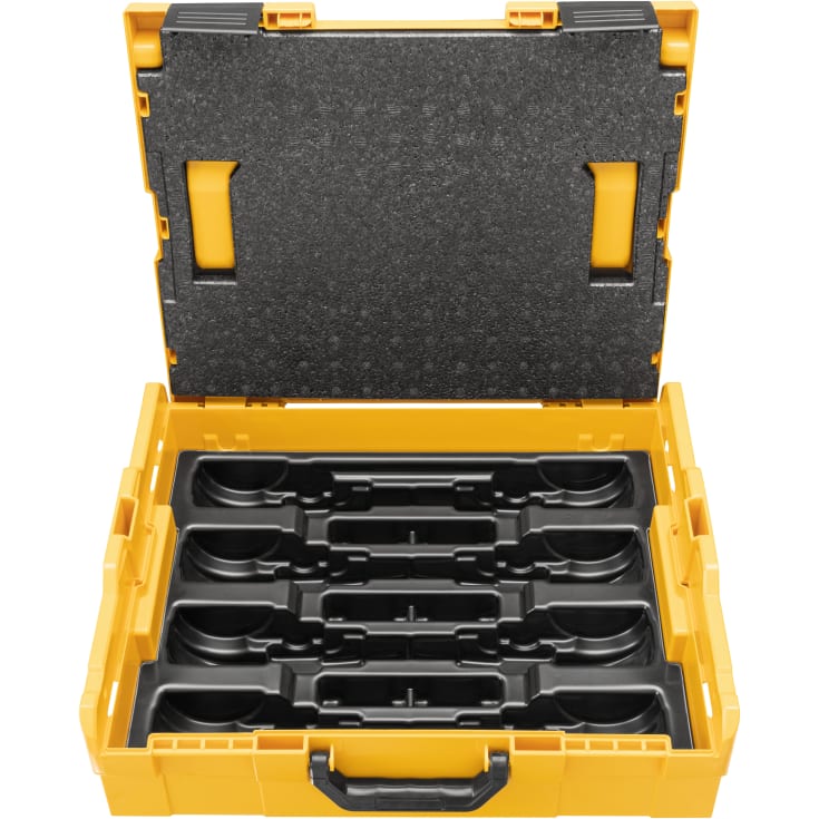 REMS L-Boxx med innsatser for 8 pressebrett og 6 ringer S (PR-2B)