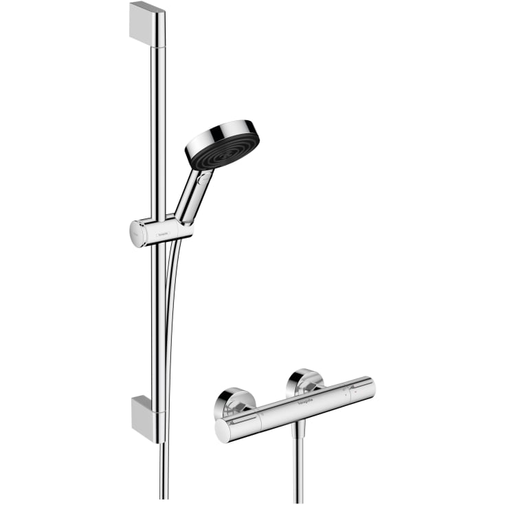 Hansgrohe Pulsify Select S duschset, vattenbesparande, krom