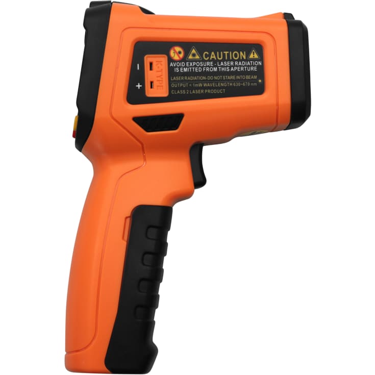 Infrarødt termometer med cirkulær laser, -50°C-800°C