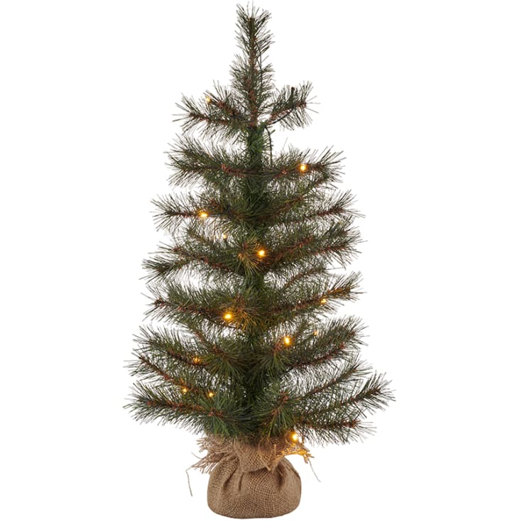 4 stk Sirius Alvin kunstig juletre med lys, 60 cm