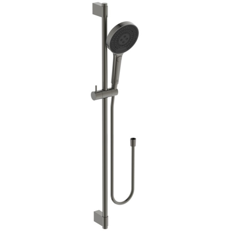 Ideal Standard Idealrain Solos brusesæt, vandbesparende,  sort krom