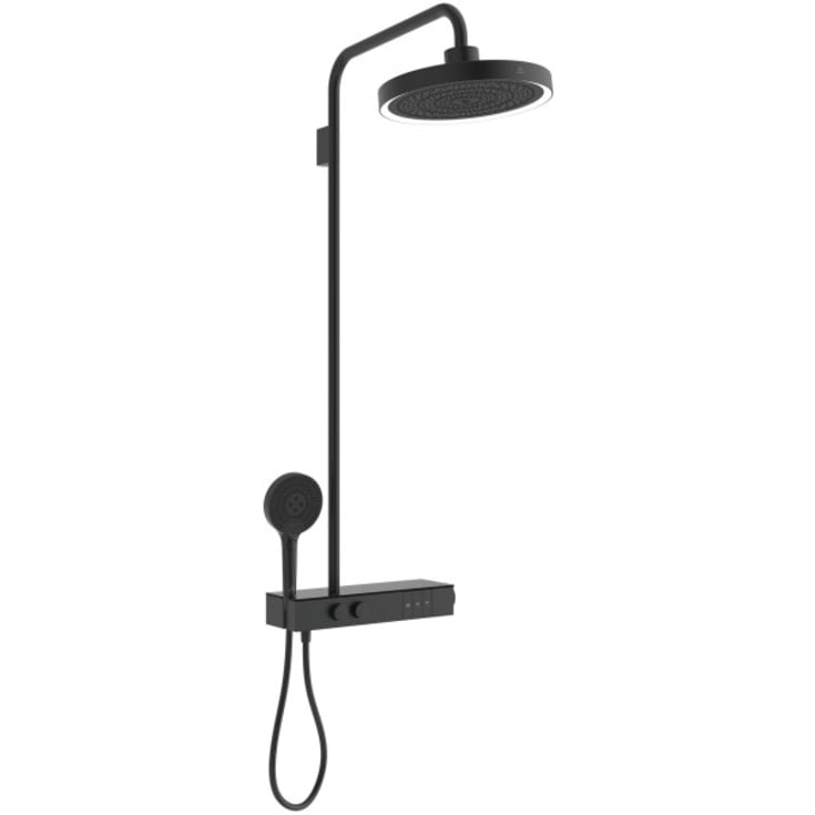 Ideal Standard Ceratherm Solos brusesæt, vandbesparende,  sort