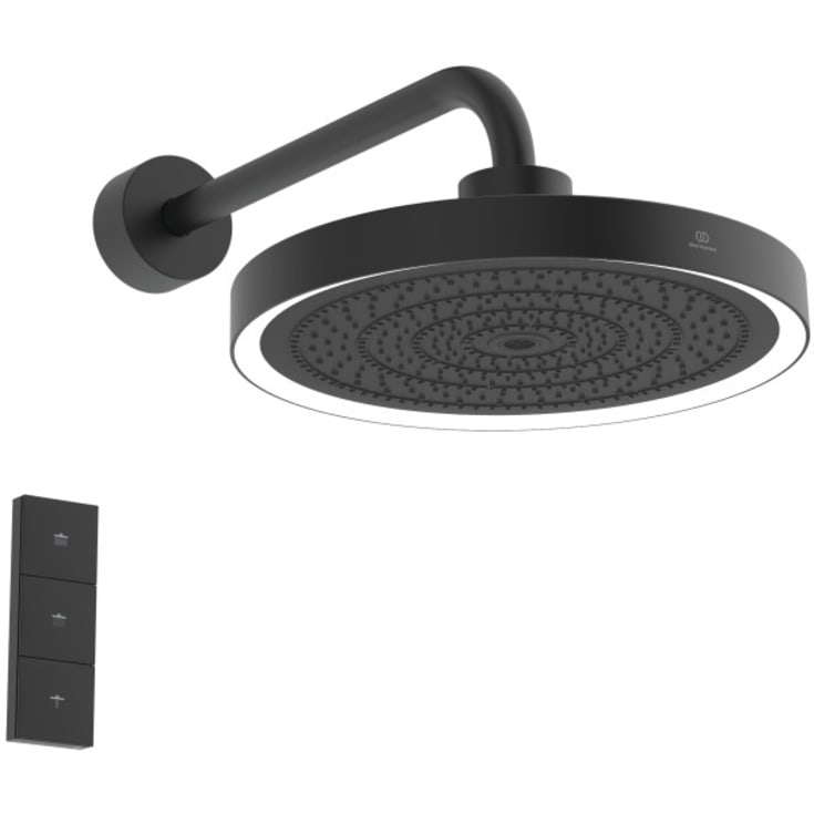 Ideal Standard Idealrain Solos takdusj, Ø33 cm, svart