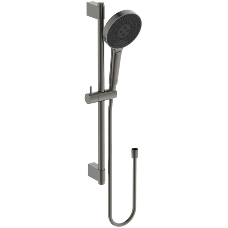 Ideal Standard Idealrain Solos dusjsett, vannbesparende, svart krom